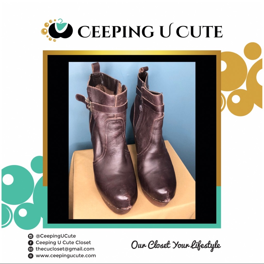 Rustic Brown Ankle Bootie
